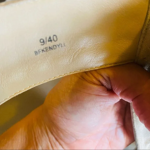 B BRIAN ATWOOD Metallic Studded Ankle Wrap Kendall Sandal - Picture 9 of 10